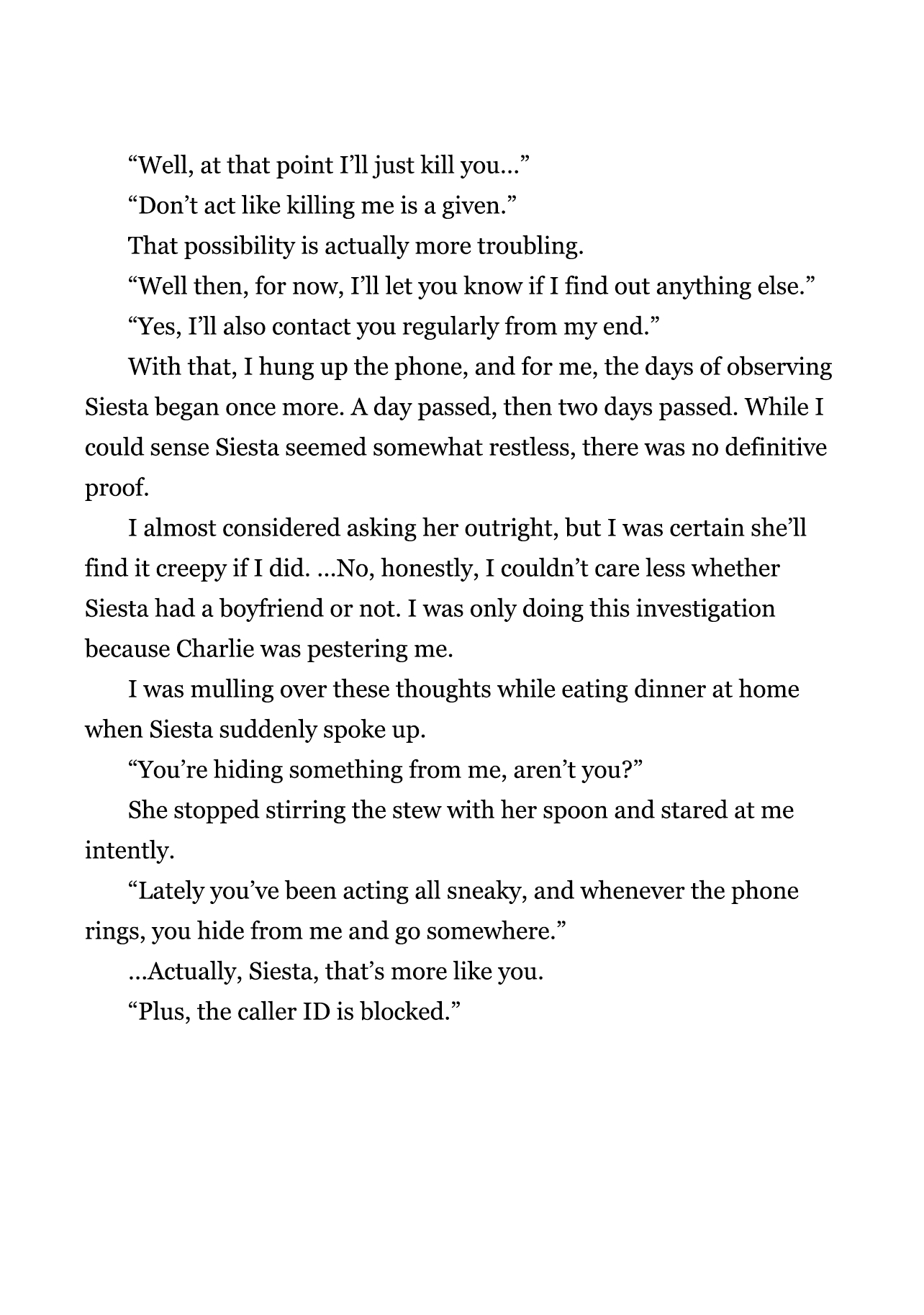 The Detective Is Already Dead - The Lost Memory Chapter 9.5 page 6 - Chapter 9.5: SS: I Never said it was Business