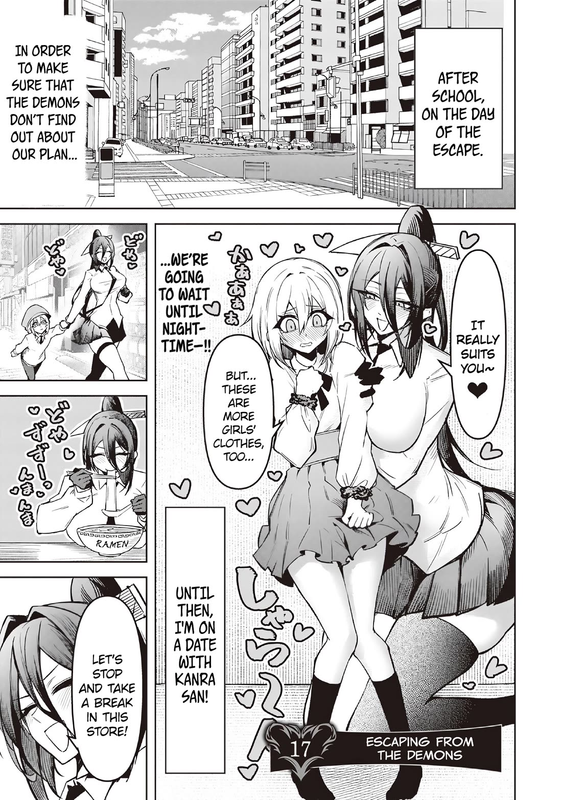 The Devil Fascinates Me In Heavenly Prison Chapter 17 page 1 - Chapter 17: Escaping from the Demons