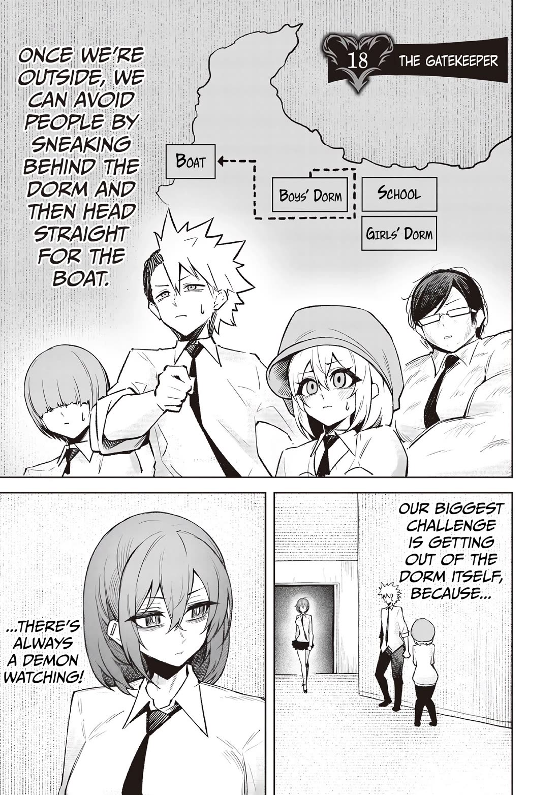The Devil Fascinates Me In Heavenly Prison Chapter 18 page 1 - Chapter 18: The Gatekeeper