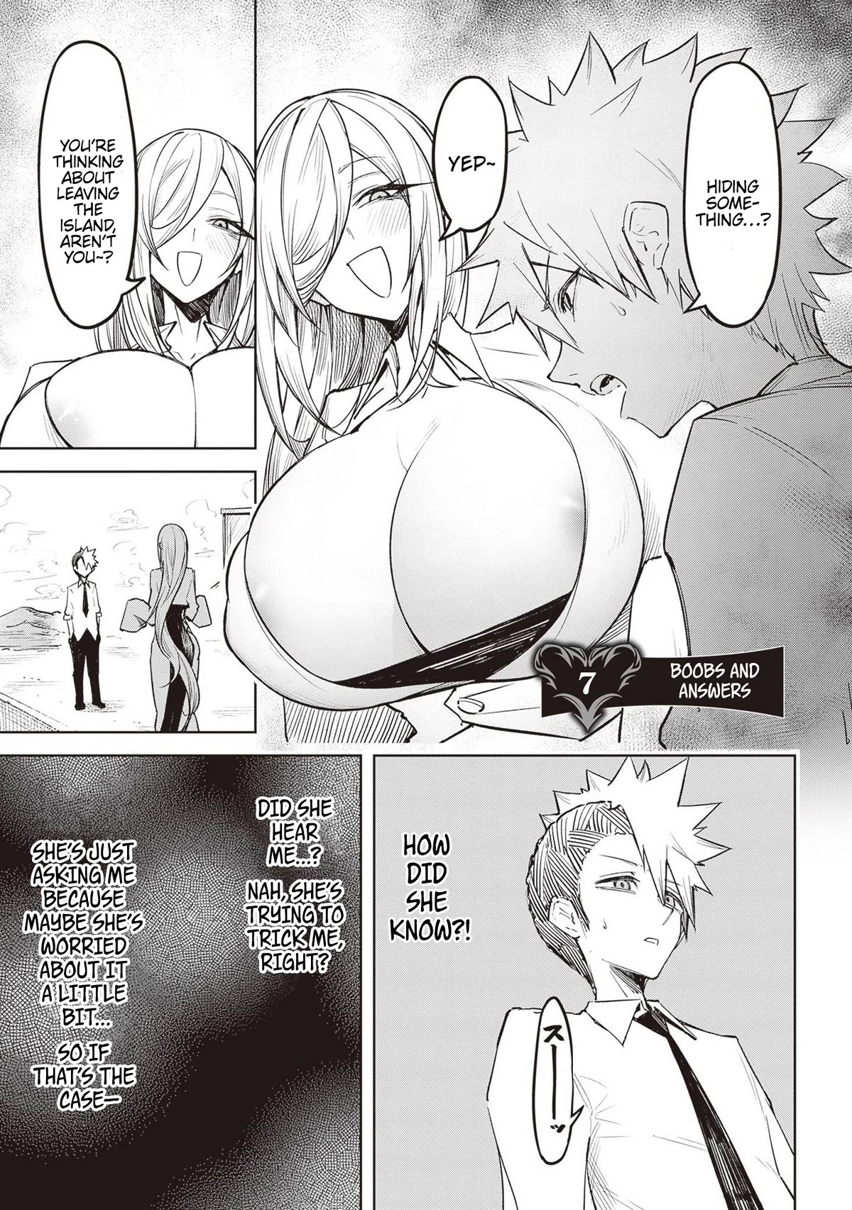 The Devil Fascinates Me In Heavenly Prison Chapter 7 page 4 - Chapter 7: Boobs and Answers