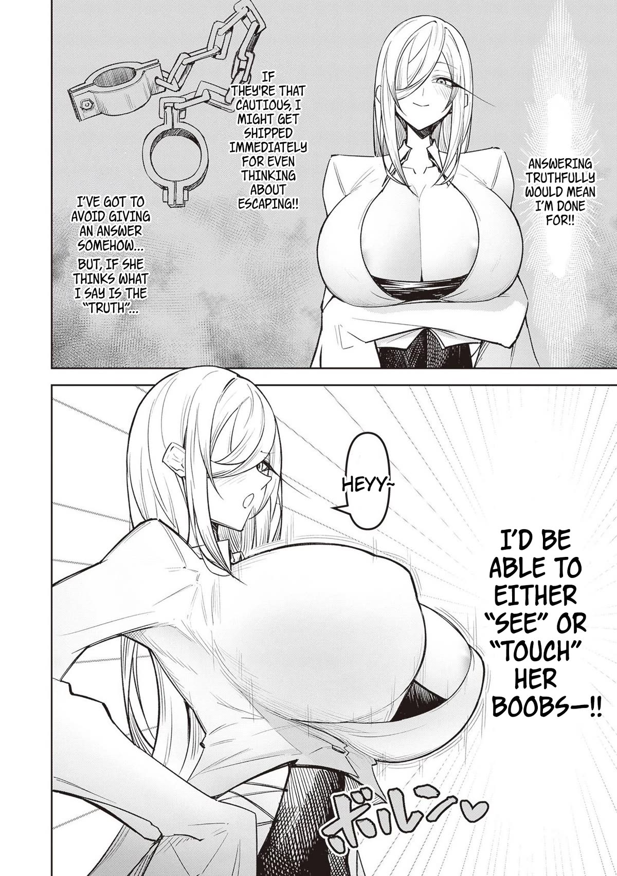 The Devil Fascinates Me In Heavenly Prison Chapter 7 page 5 - Chapter 7: Boobs and Answers