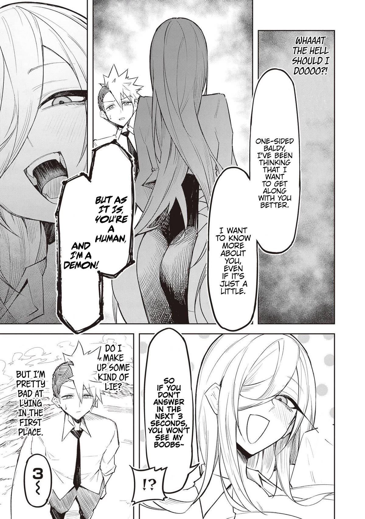 The Devil Fascinates Me In Heavenly Prison Chapter 7 page 6 - Chapter 7: Boobs and Answers