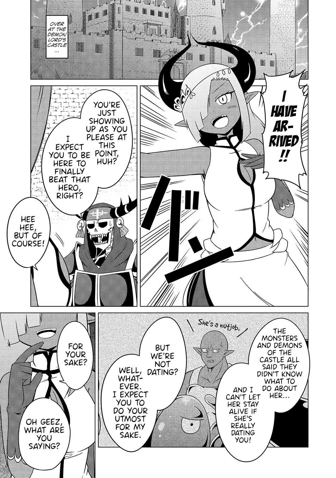 The Devil is Troubled by the Suicidal Heroine Chapter 13 page 1 - Chapter 13: Mana and Gomotan Battle It Out!