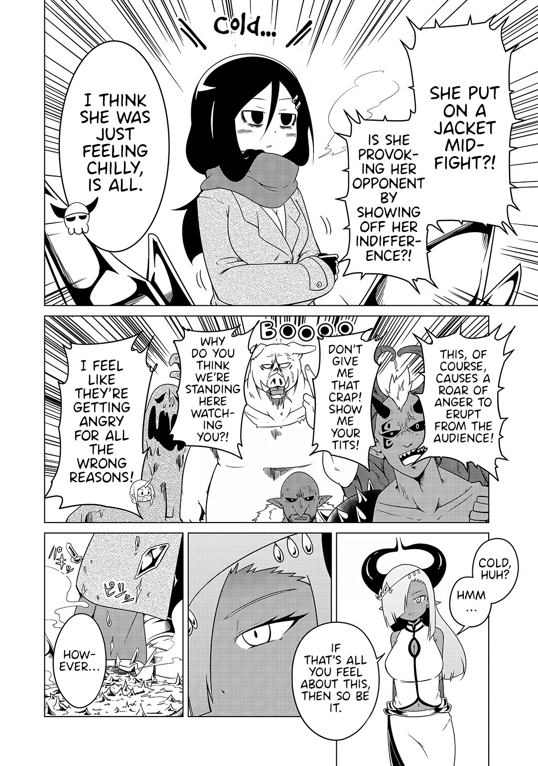 The Devil is Troubled by the Suicidal Heroine Chapter 13 page 10 - Chapter 13: Mana and Gomotan Battle It Out!