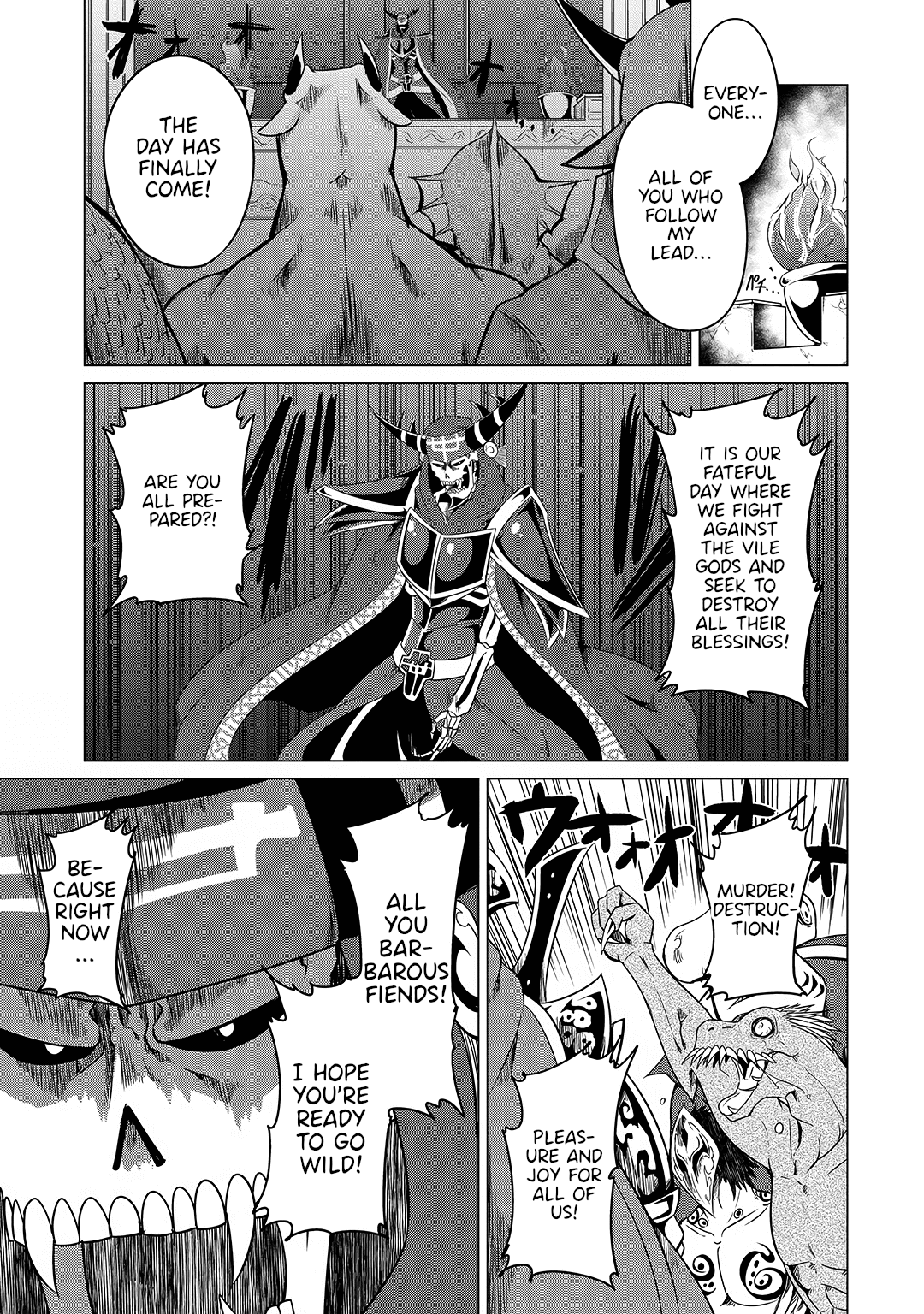 The Devil is Troubled by the Suicidal Heroine Chapter 14 page 1 - Chapter 14: The Festival of Savagery Begins!