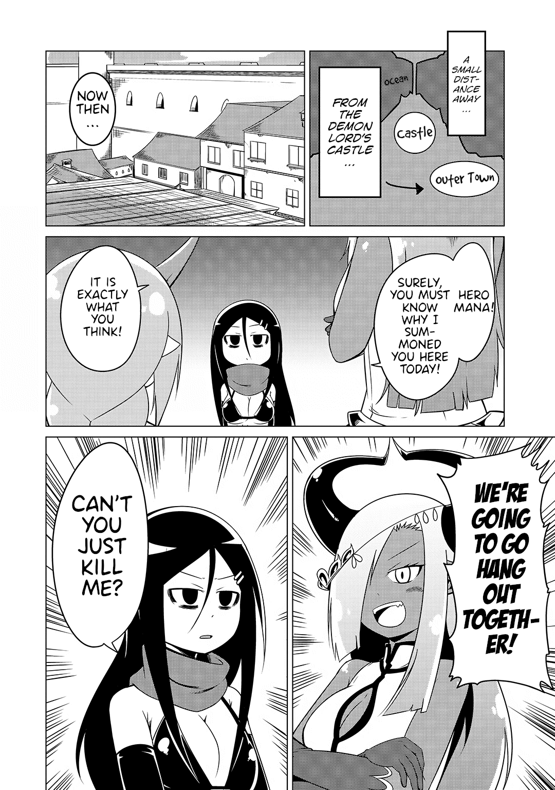 The Devil is Troubled by the Suicidal Heroine Chapter 15 page 4 - Chapter 15: Searching for the Hero’s weakness!