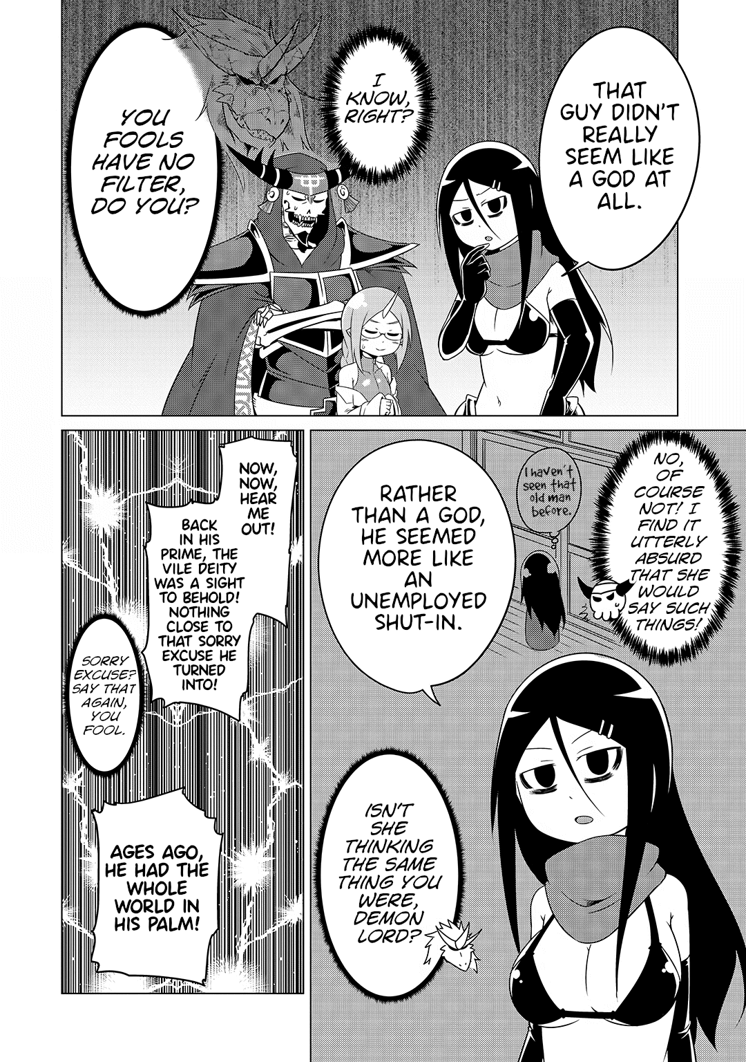 The Devil is Troubled by the Suicidal Heroine Chapter 16 page 10 - Chapter 16: The unemployed Vile Deity is causing nothing but trouble for the Demon Lord!