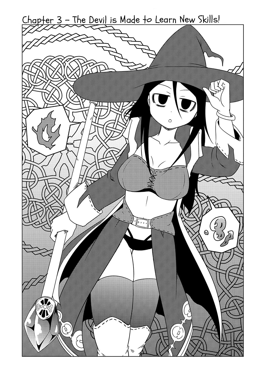 The Devil is Troubled by the Suicidal Heroine Chapter 3 page 3 - Chapter 3: The Devil is made to learn new skills!