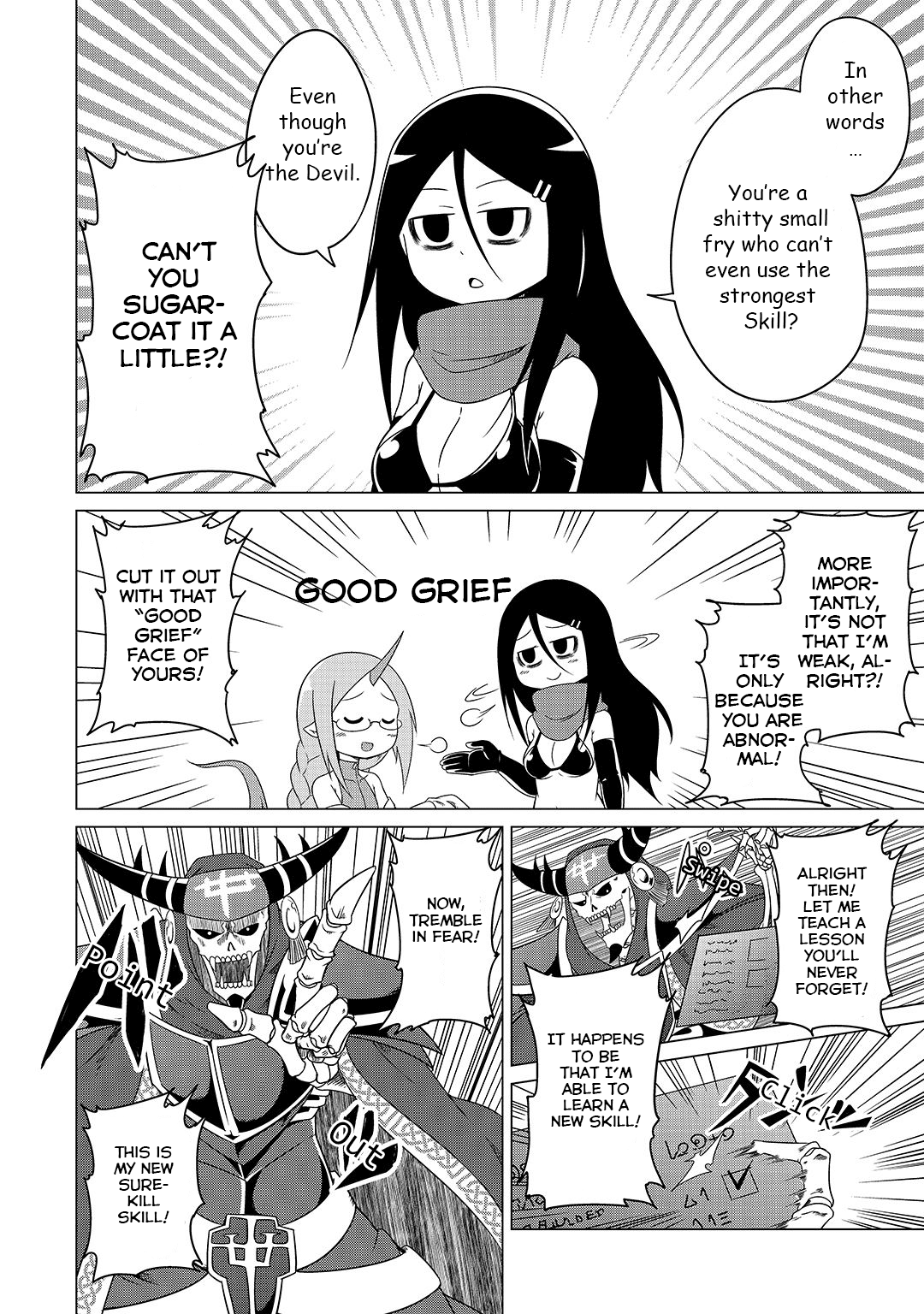 The Devil is Troubled by the Suicidal Heroine Chapter 3 page 7 - Chapter 3: The Devil is made to learn new skills!