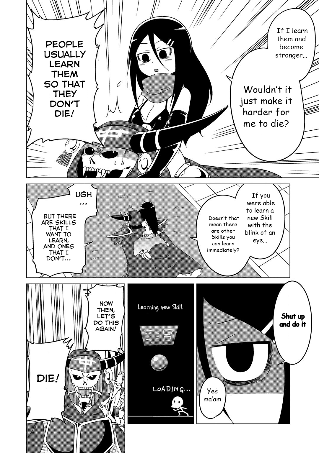 The Devil is Troubled by the Suicidal Heroine Chapter 3 page 9 - Chapter 3: The Devil is made to learn new skills!