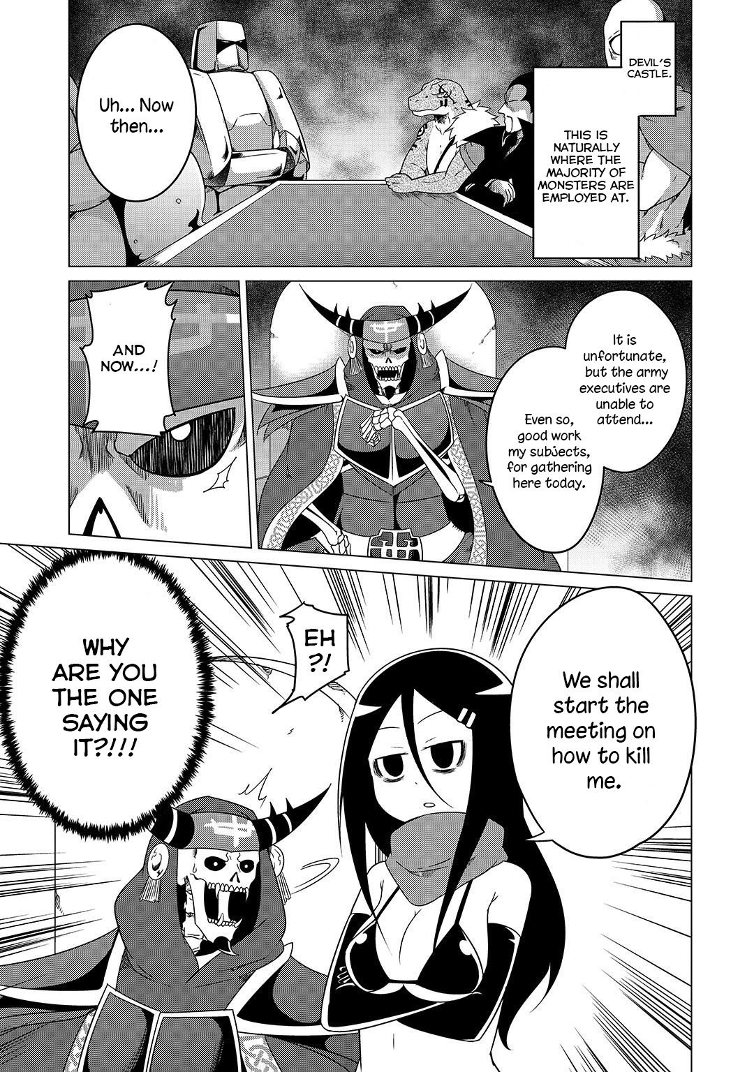 The Devil is Troubled by the Suicidal Heroine Chapter 4 page 2 - Chapter 4: Emergency meeting at the Devil's castle