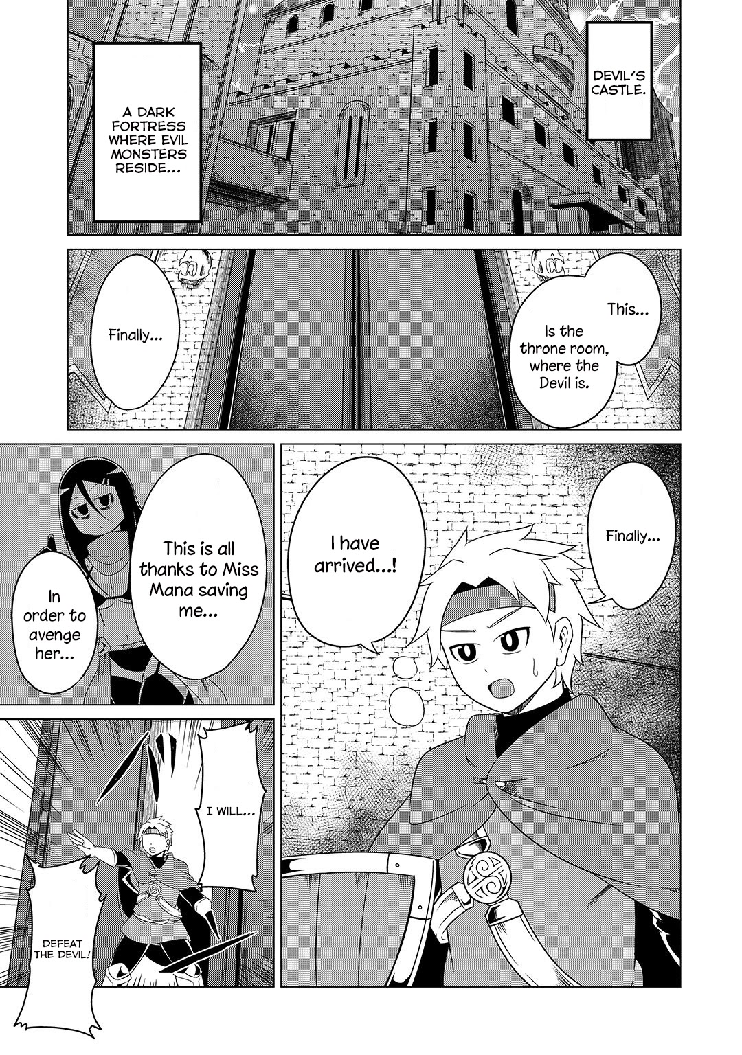 The Devil is Troubled by the Suicidal Heroine Chapter 9 page 1 - Chapter 9: The hero has also arrived at the devil's castle!