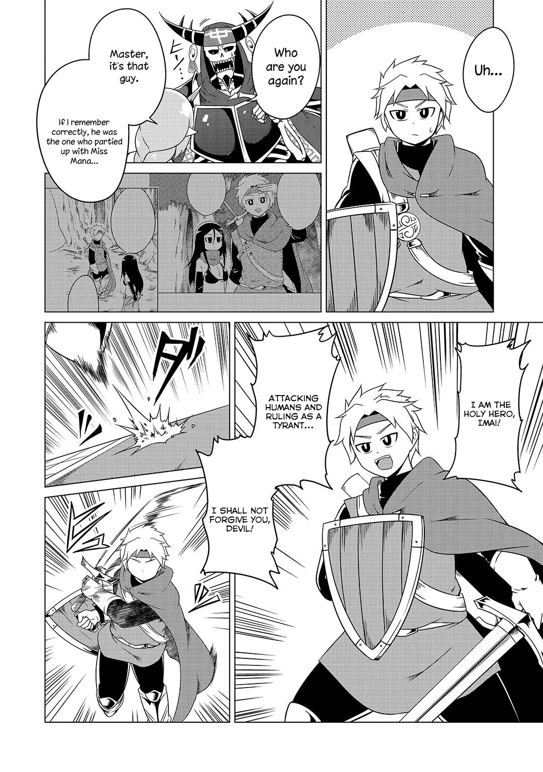 The Devil is Troubled by the Suicidal Heroine Chapter 9 page 4 - Chapter 9: The hero has also arrived at the devil's castle!