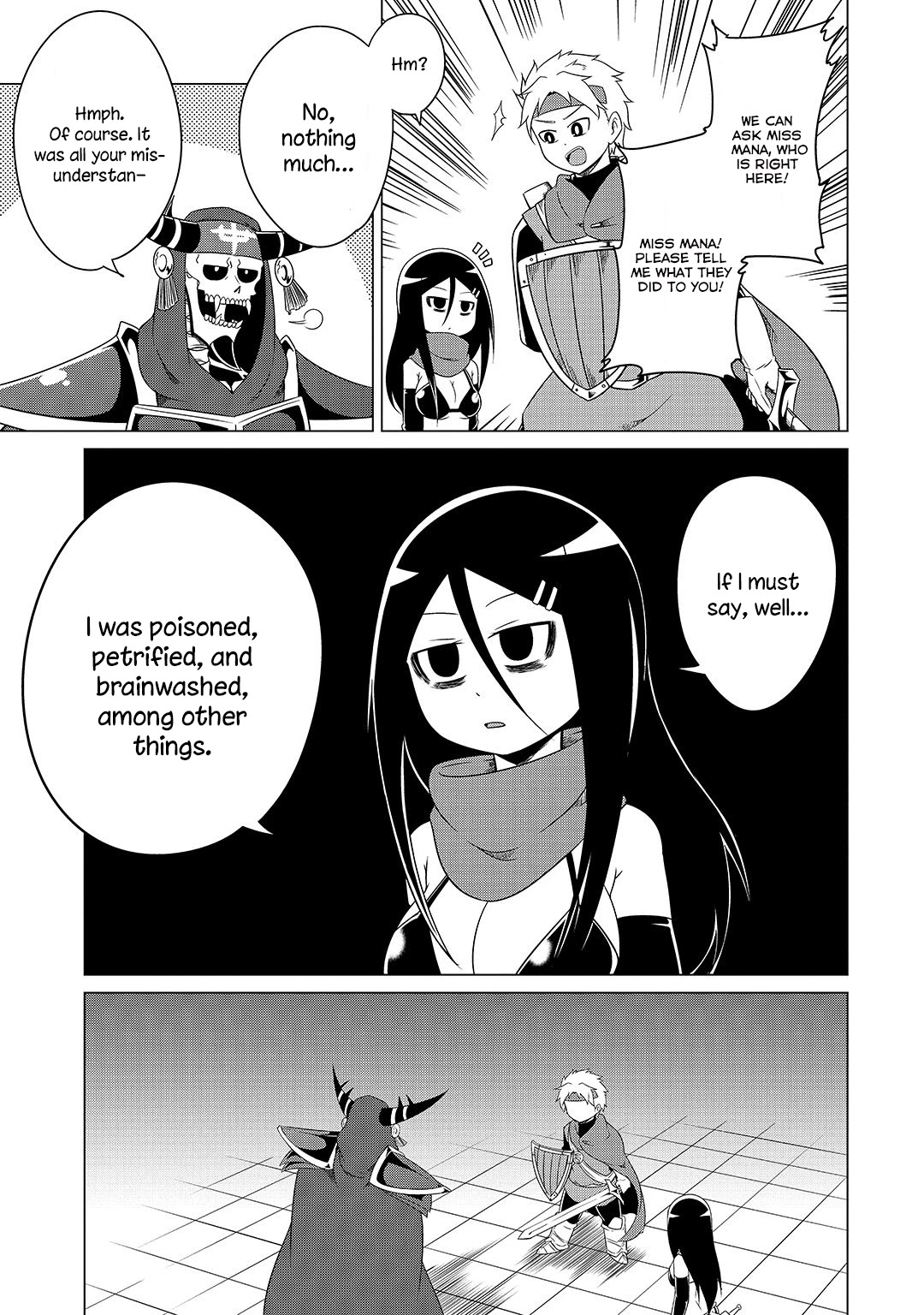 The Devil is Troubled by the Suicidal Heroine Chapter 9 page 7 - Chapter 9: The hero has also arrived at the devil's castle!