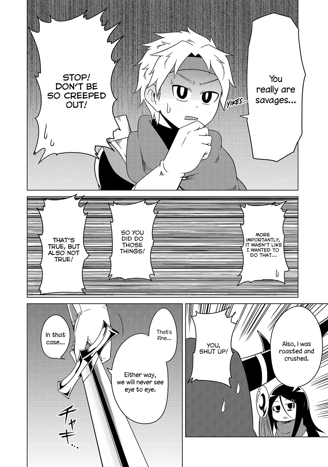 The Devil is Troubled by the Suicidal Heroine Chapter 9 page 8 - Chapter 9: The hero has also arrived at the devil's castle!