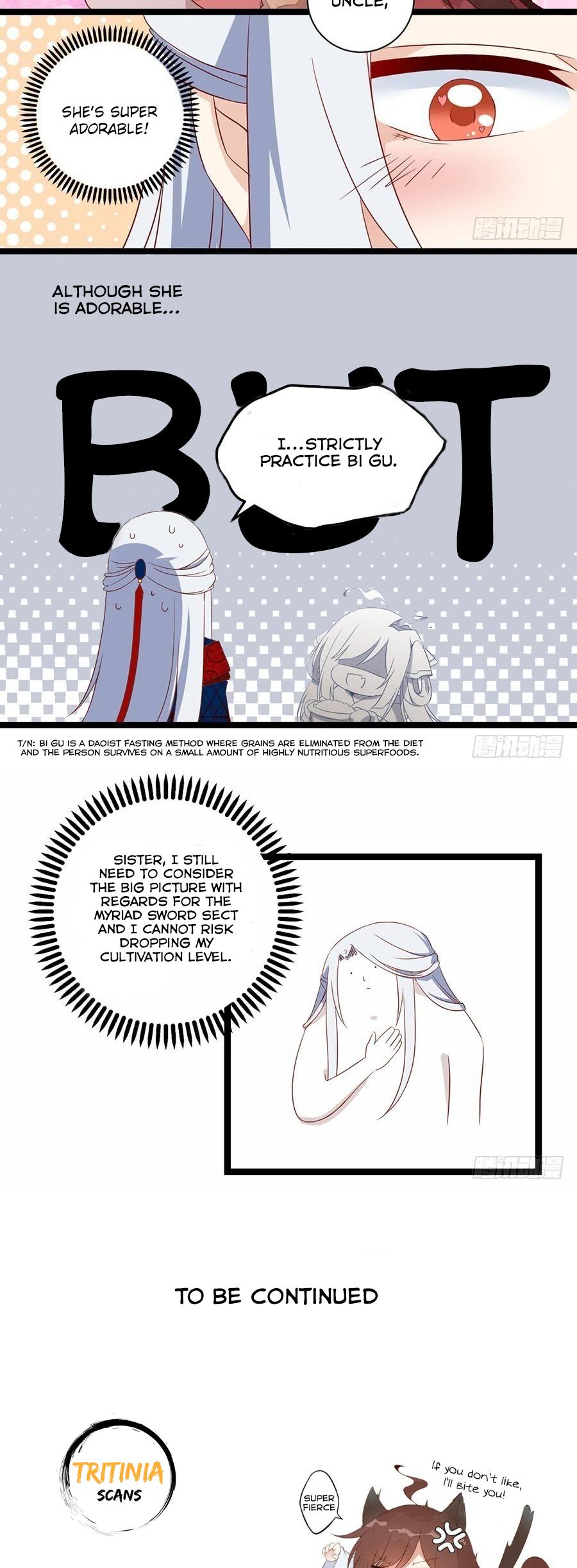 The Distinguished Cute Master Chapter 20.2 page 3 - Chapter 20.2: Omake – Moqi Ting Feng During Chinese New Year Eve