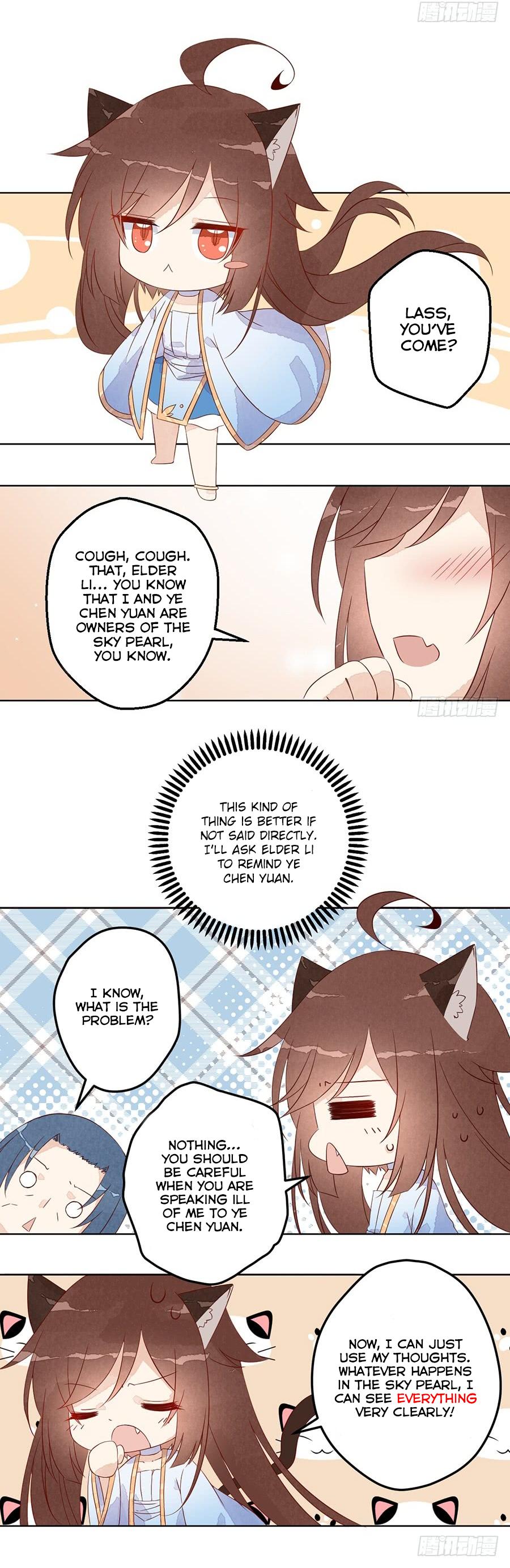 The Distinguished Cute Master Chapter 22.1 page 7 - Chapter 22.1: Omake – The Days after co-sharing the sky pearl
