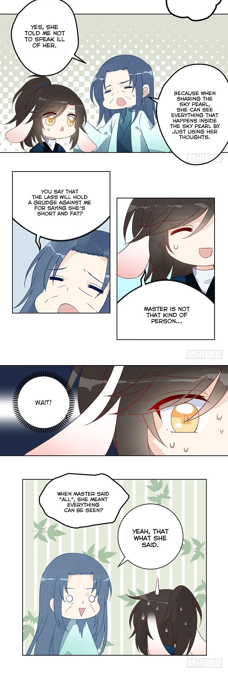 The Distinguished Cute Master Chapter 22.1 page 9 - Chapter 22.1: Omake – The Days after co-sharing the sky pearl