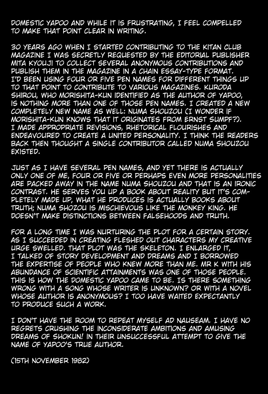The Domestic Yapoo Chapter 1 page 6 - Chapter 1: Genesis - Summer 196X, Taunus West Germany
