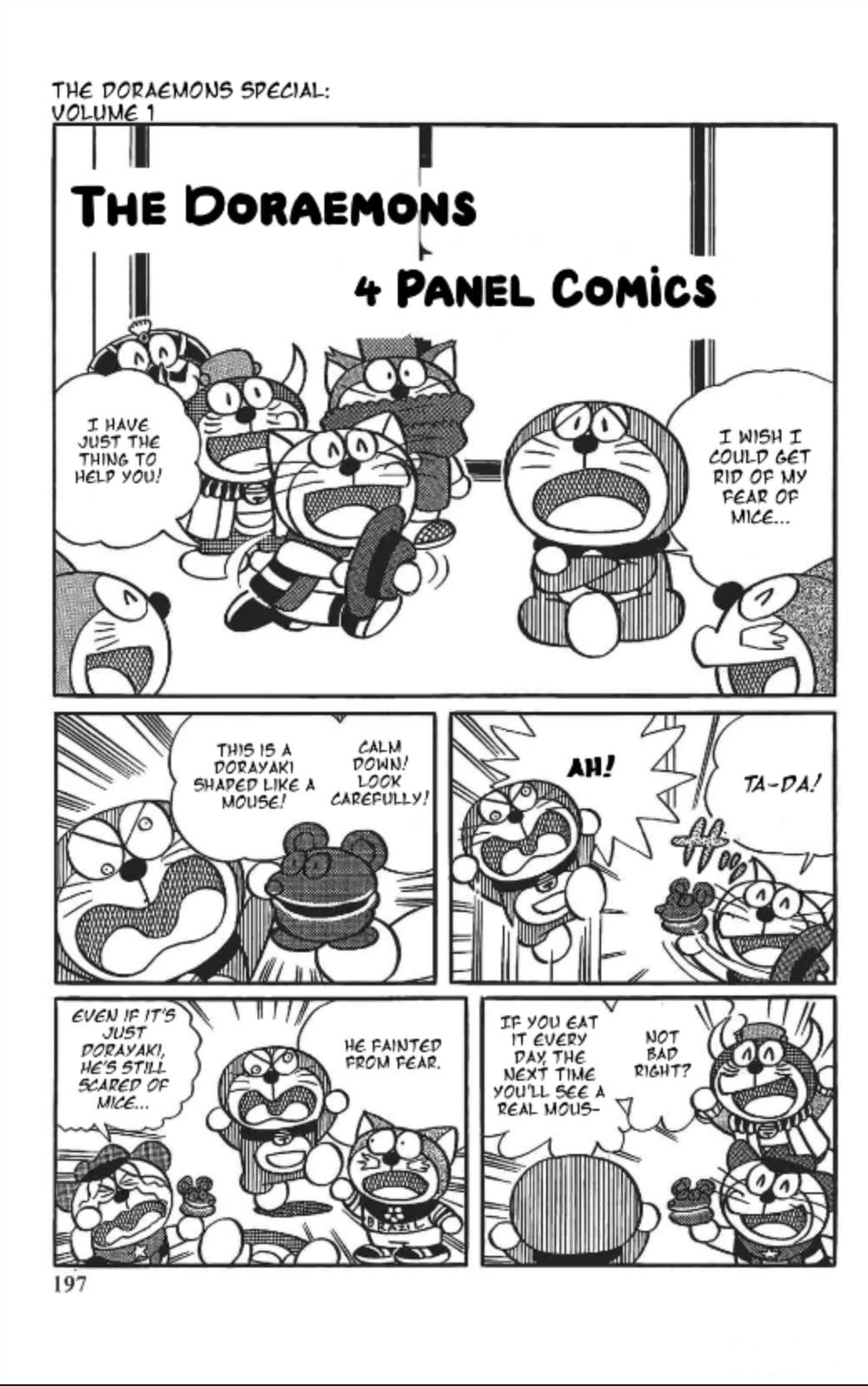 The Doraemon's Special Chapter 12.1 page 1 - Chapter 12.1: The Doraemons: 4 Panel Comics