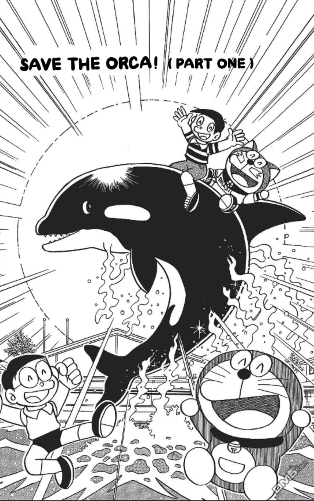 The Doraemon's Special Chapter 9 page 1 - Chapter 9: Save the Orca! (Part One)