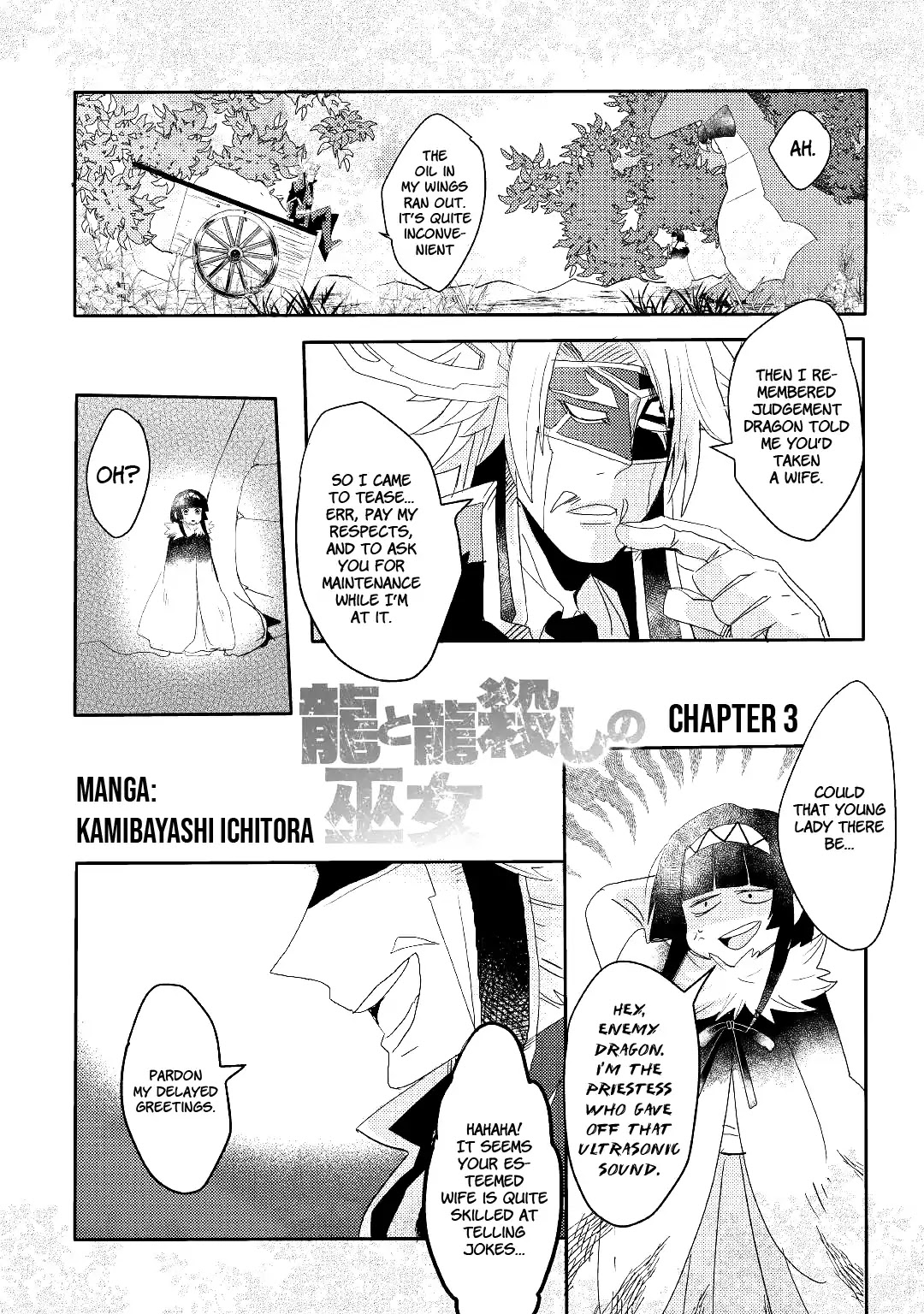 The Dragon And The Dragon Slayer Priestess Chapter 3 page 13 - Chapter 3