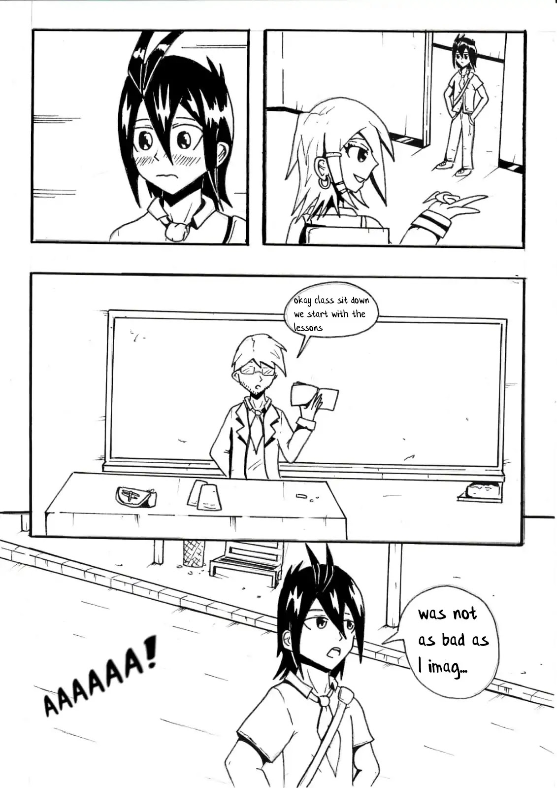 The Dragon God Chapter 1 page 3 - Chapter 1: New Semester