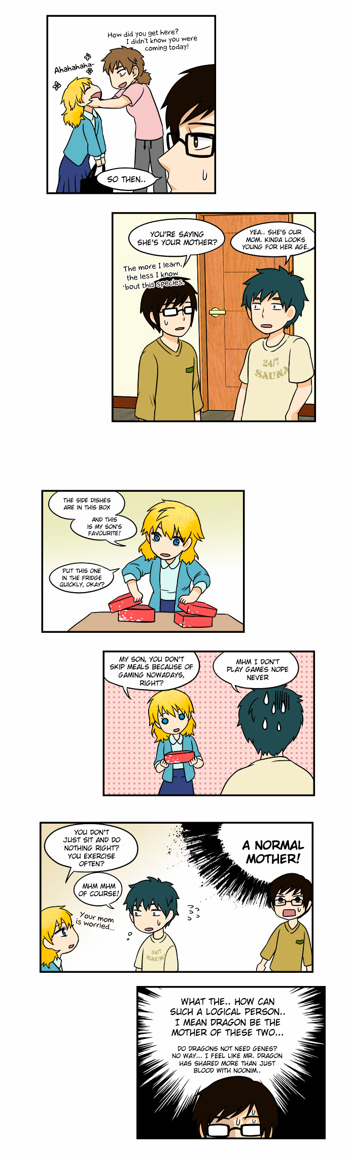 The Dragon Next Door Chapter 13 page 6 - Chapter 13 : Blonde Haired Blue Eyed Girl