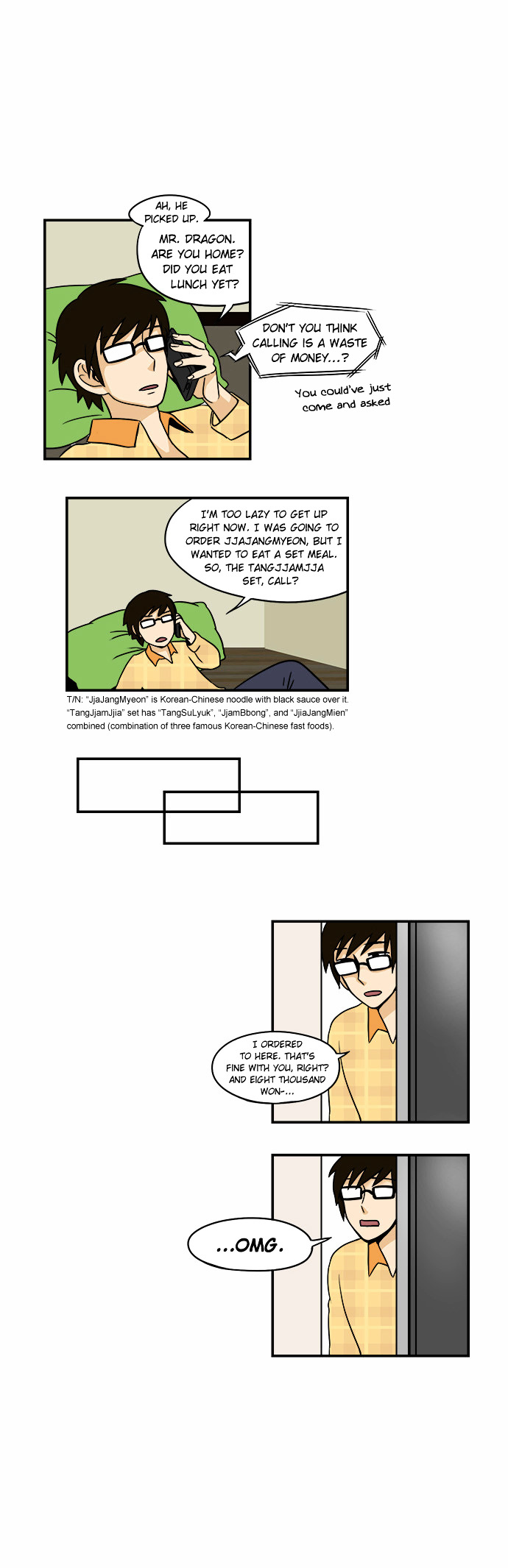 The Dragon Next Door Chapter 24 page 1 - Chapter 24 : Made in Galapagos for Comforting (Dragon)