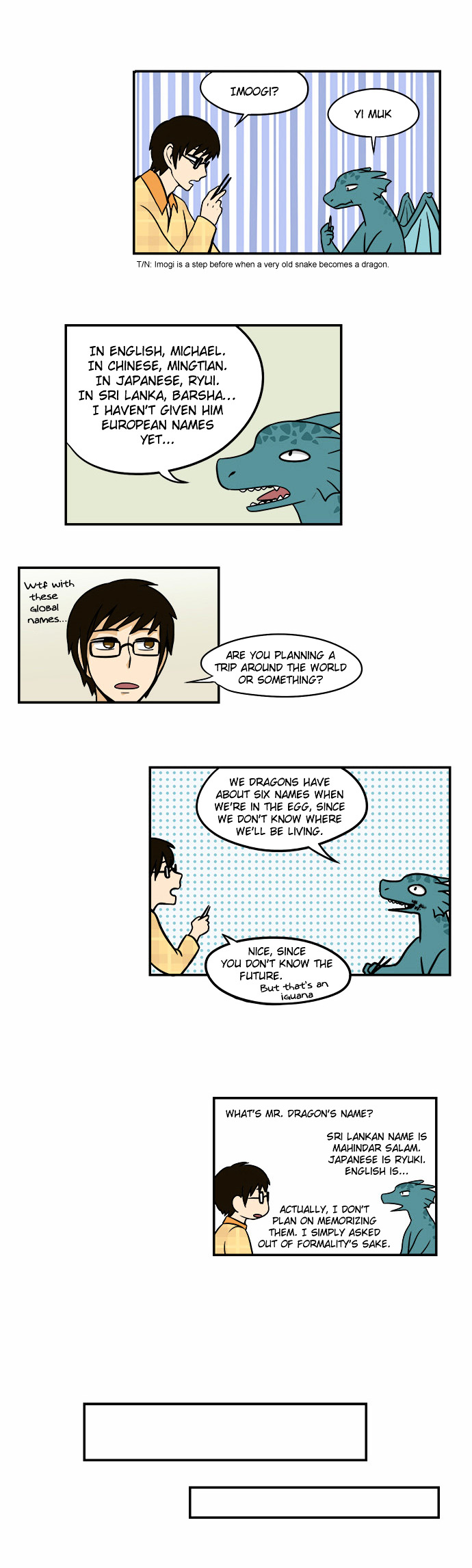 The Dragon Next Door Chapter 24 page 5 - Chapter 24 : Made in Galapagos for Comforting (Dragon)