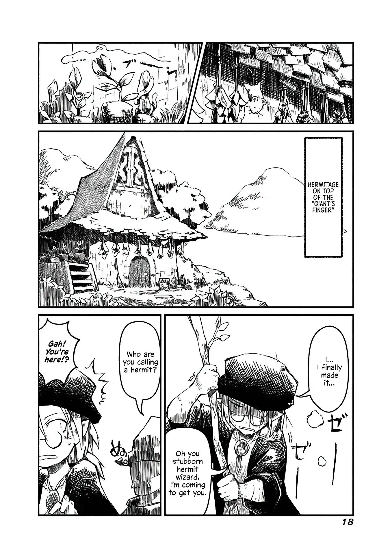 The Dragon, the Hero, and the Courier Chapter 1 page 18 - Chapter 1: The Elf, the Wizard, and the Demand Letter