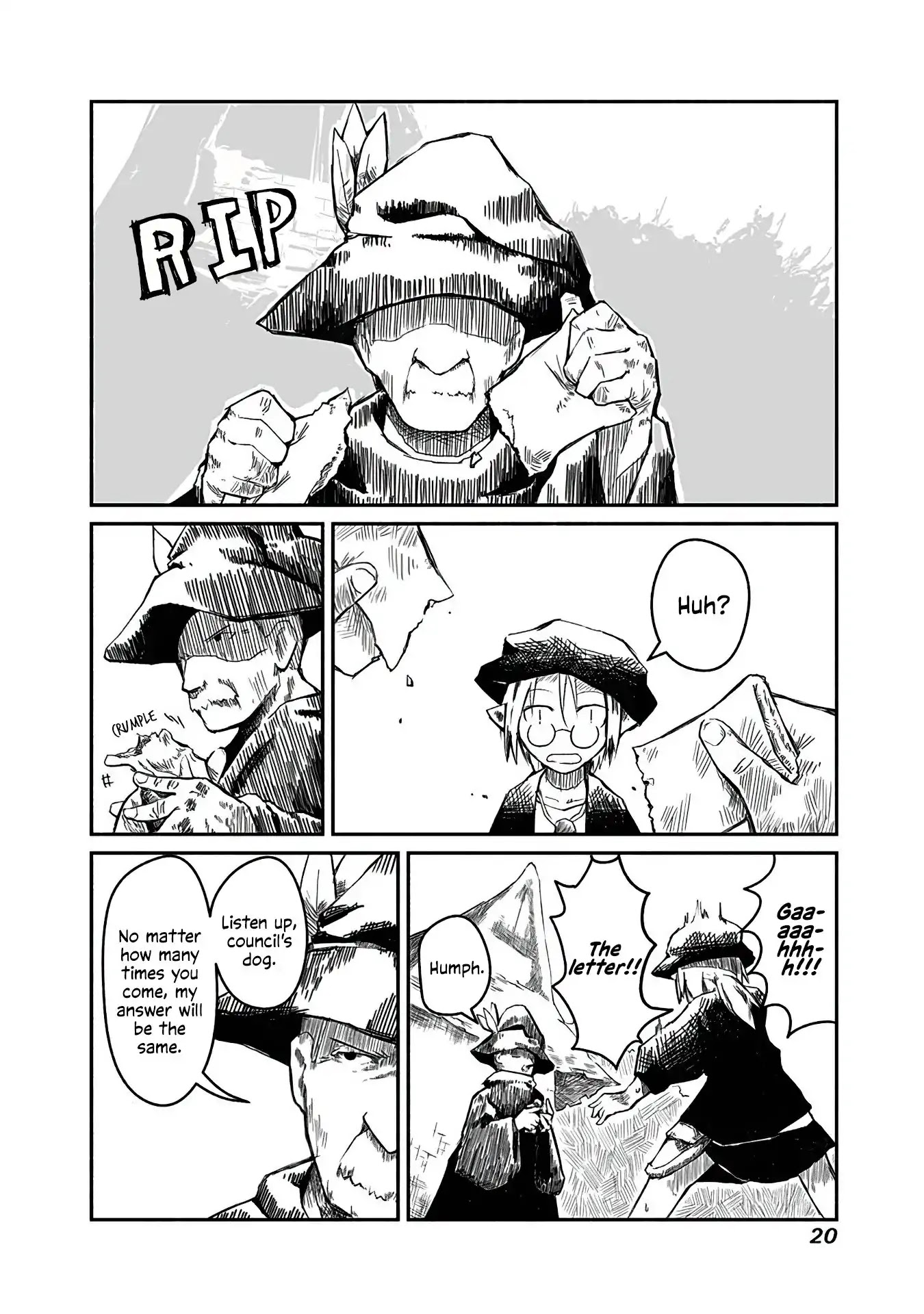 The Dragon, the Hero, and the Courier Chapter 1 page 20 - Chapter 1: The Elf, the Wizard, and the Demand Letter