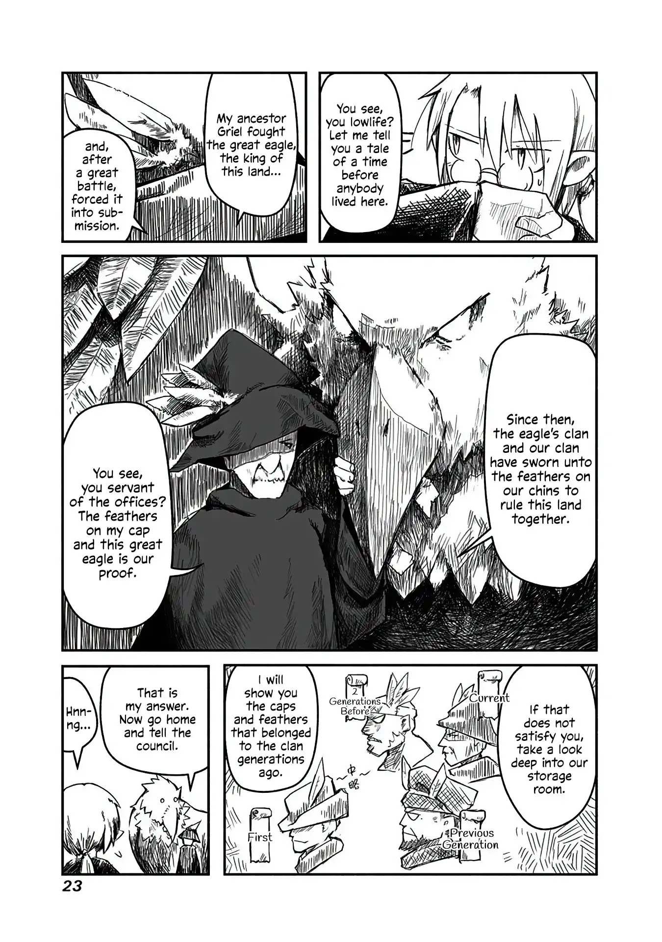 The Dragon, the Hero, and the Courier Chapter 1 page 23 - Chapter 1: The Elf, the Wizard, and the Demand Letter