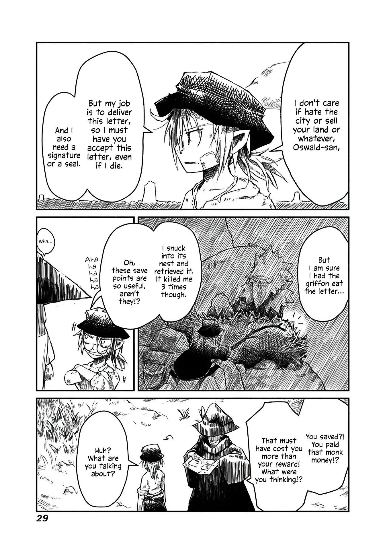 The Dragon, the Hero, and the Courier Chapter 1 page 29 - Chapter 1: The Elf, the Wizard, and the Demand Letter