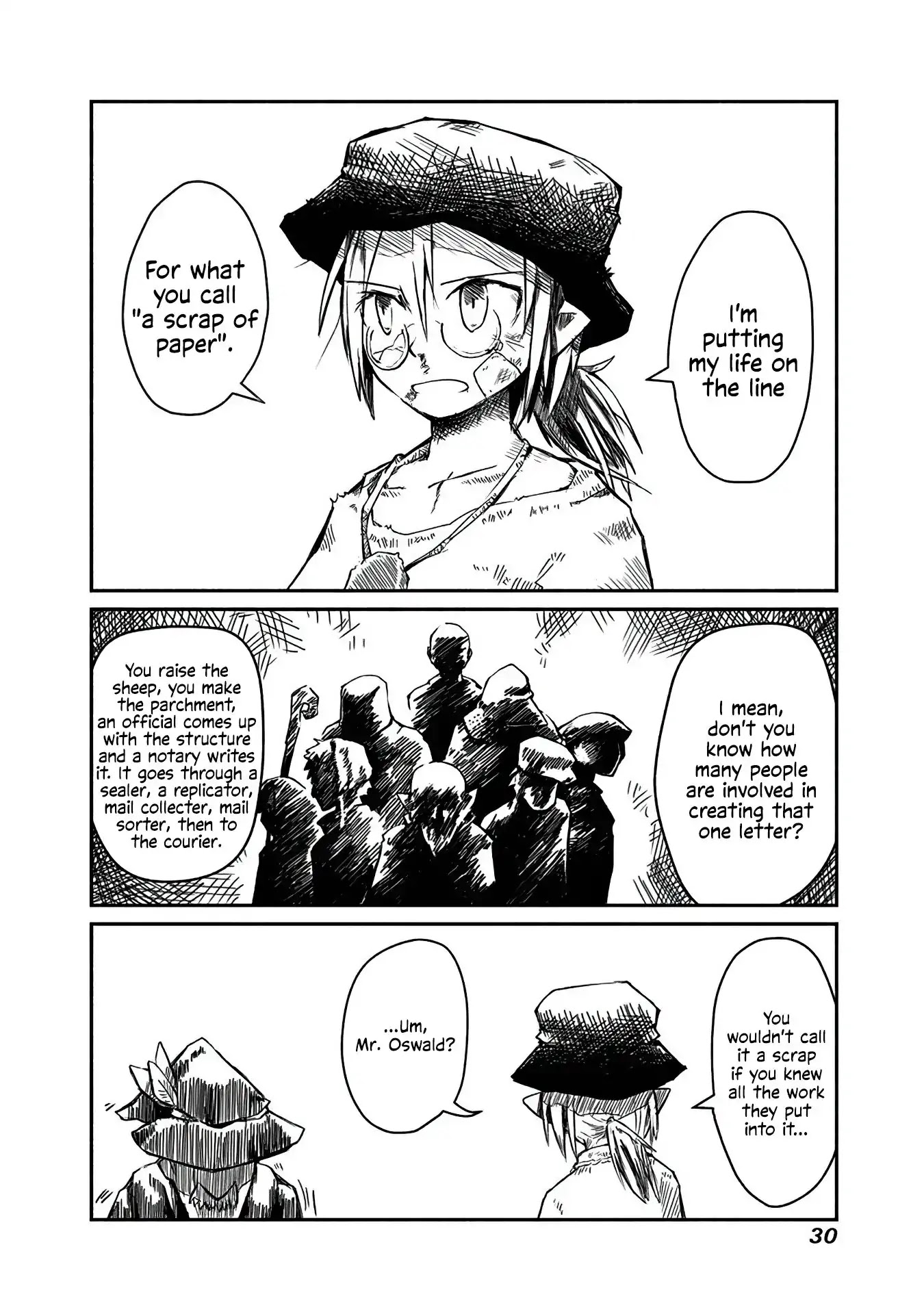 The Dragon, the Hero, and the Courier Chapter 1 page 30 - Chapter 1: The Elf, the Wizard, and the Demand Letter