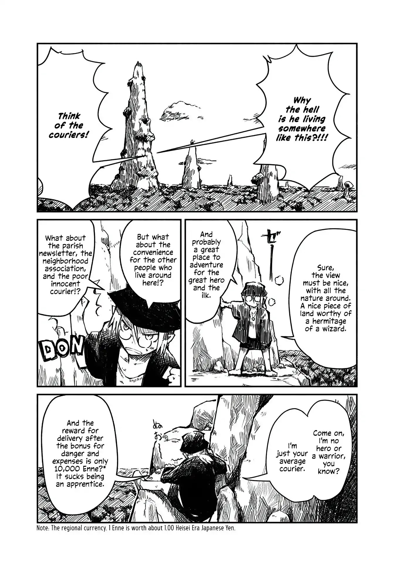 The Dragon, the Hero, and the Courier Chapter 1 page 9 - Chapter 1: The Elf, the Wizard, and the Demand Letter