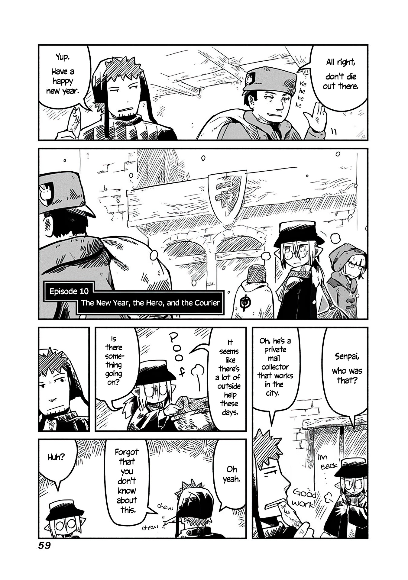 The Dragon, the Hero, and the Courier Chapter 10 page 2 - Chapter 10: The New Year, the Hero, and the Courier