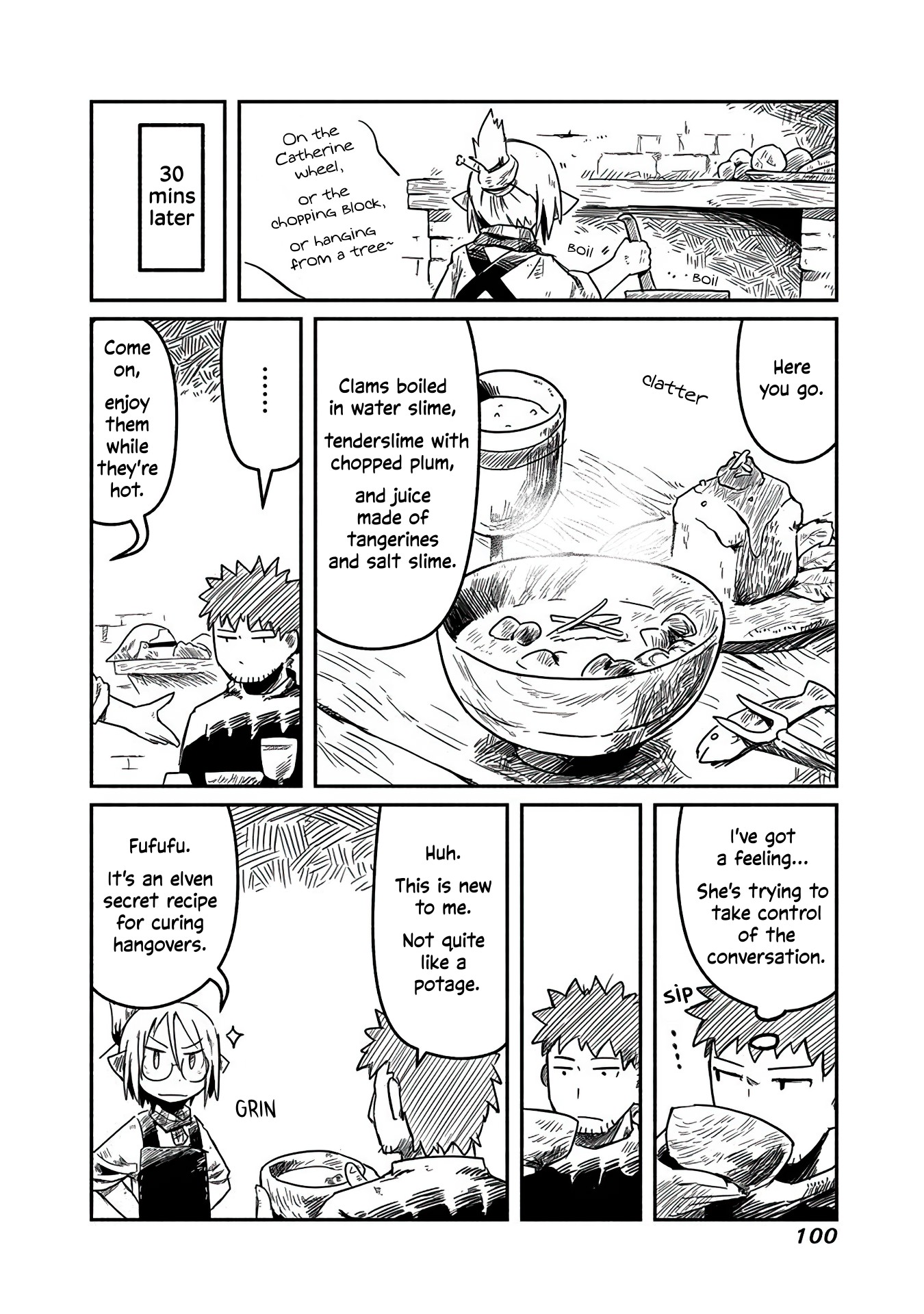 The Dragon, the Hero, and the Courier Chapter 11 page 11 - Chapter 11: Yoshida, the Slime, and the Home Visit