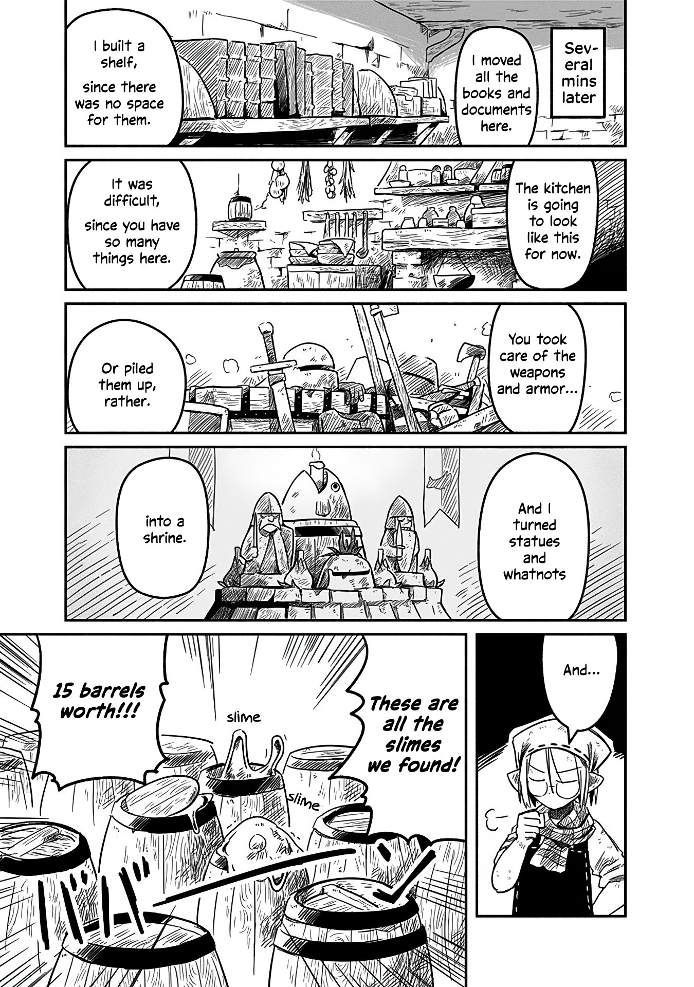 The Dragon, the Hero, and the Courier Chapter 11 page 16 - Chapter 11: Yoshida, the Slime, and the Home Visit