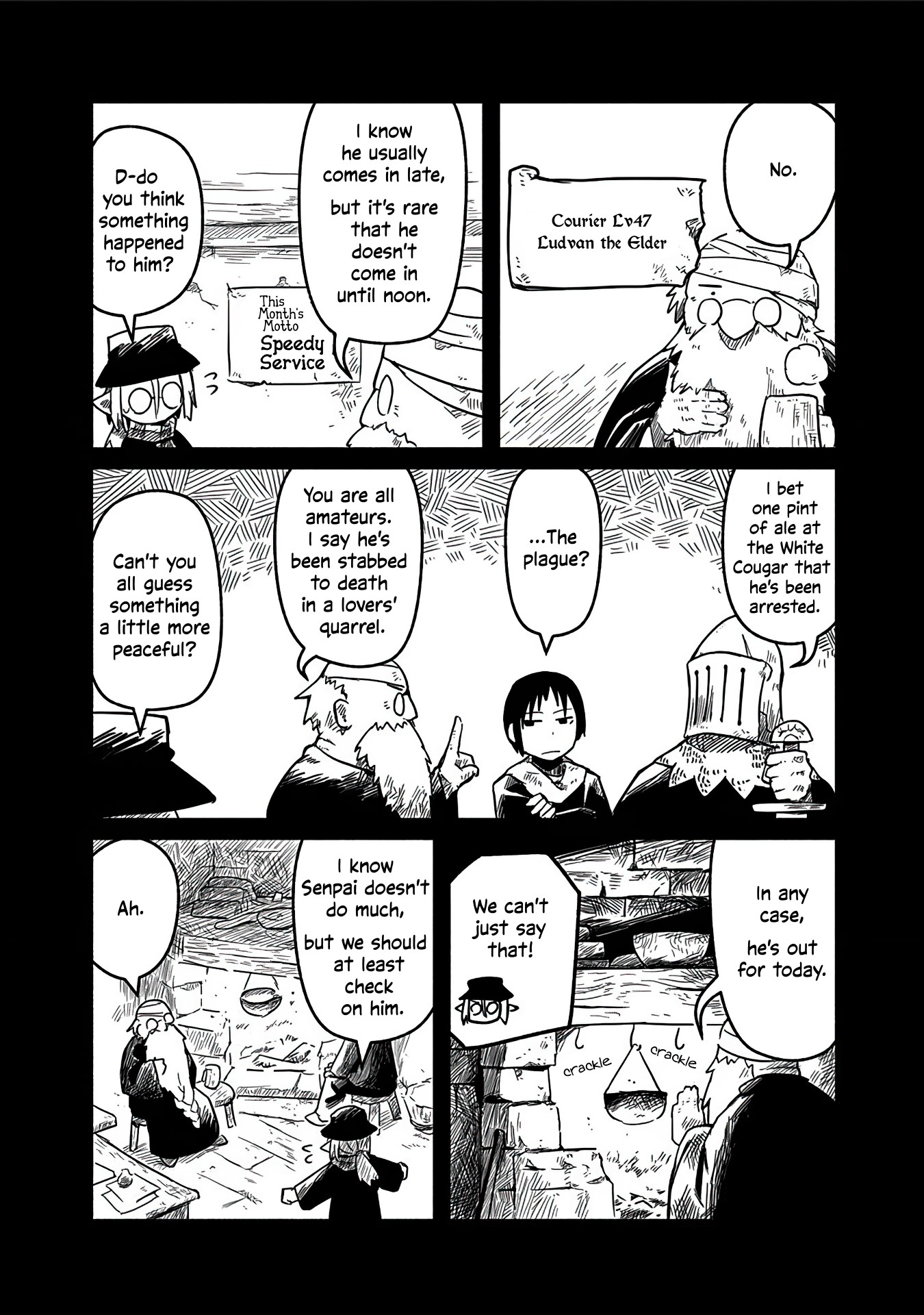 The Dragon, the Hero, and the Courier Chapter 11 page 3 - Chapter 11: Yoshida, the Slime, and the Home Visit
