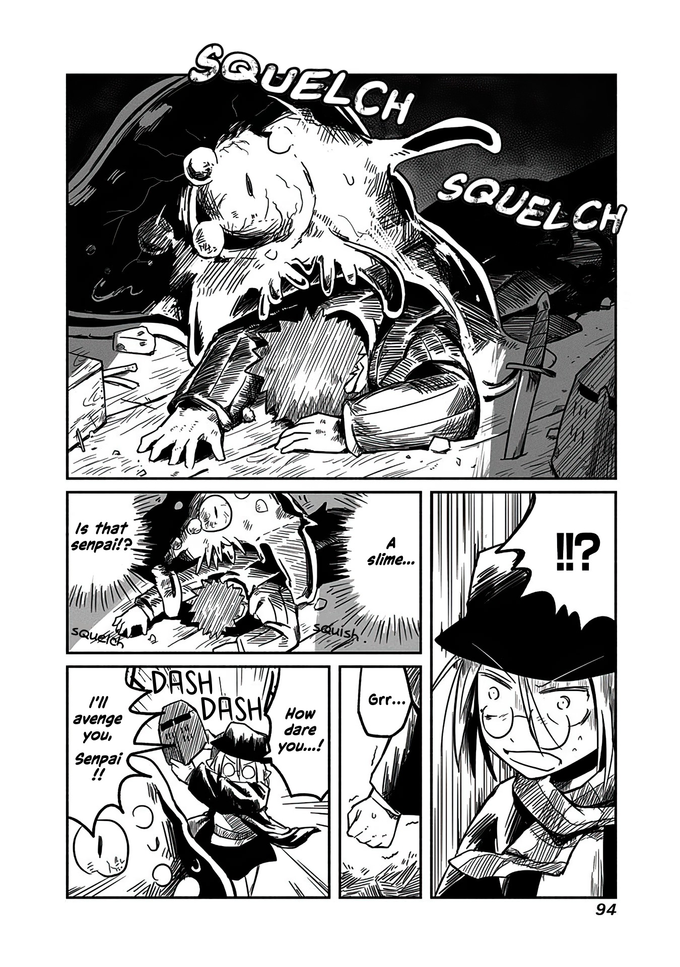The Dragon, the Hero, and the Courier Chapter 11 page 5 - Chapter 11: Yoshida, the Slime, and the Home Visit