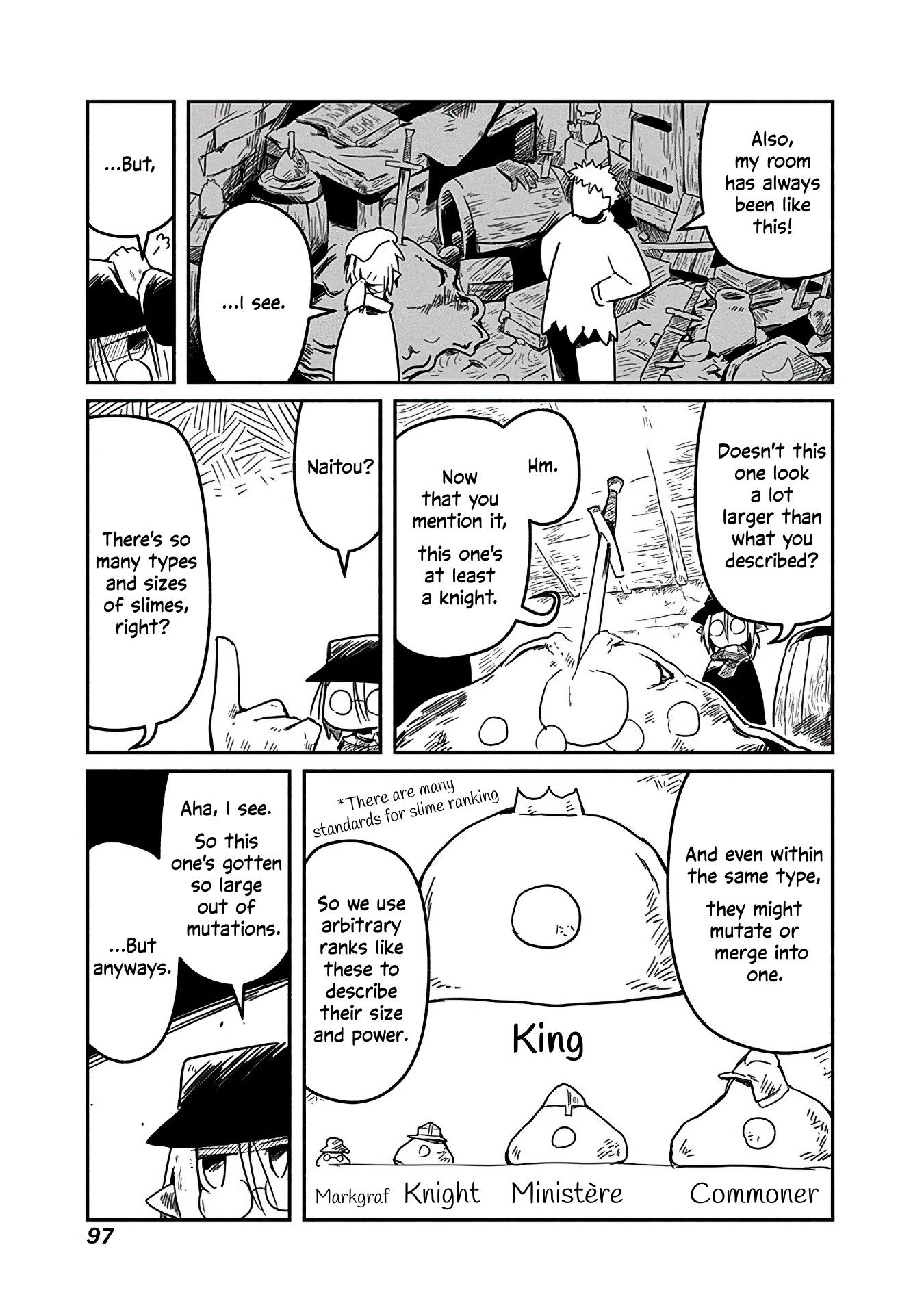 The Dragon, the Hero, and the Courier Chapter 11 page 8 - Chapter 11: Yoshida, the Slime, and the Home Visit