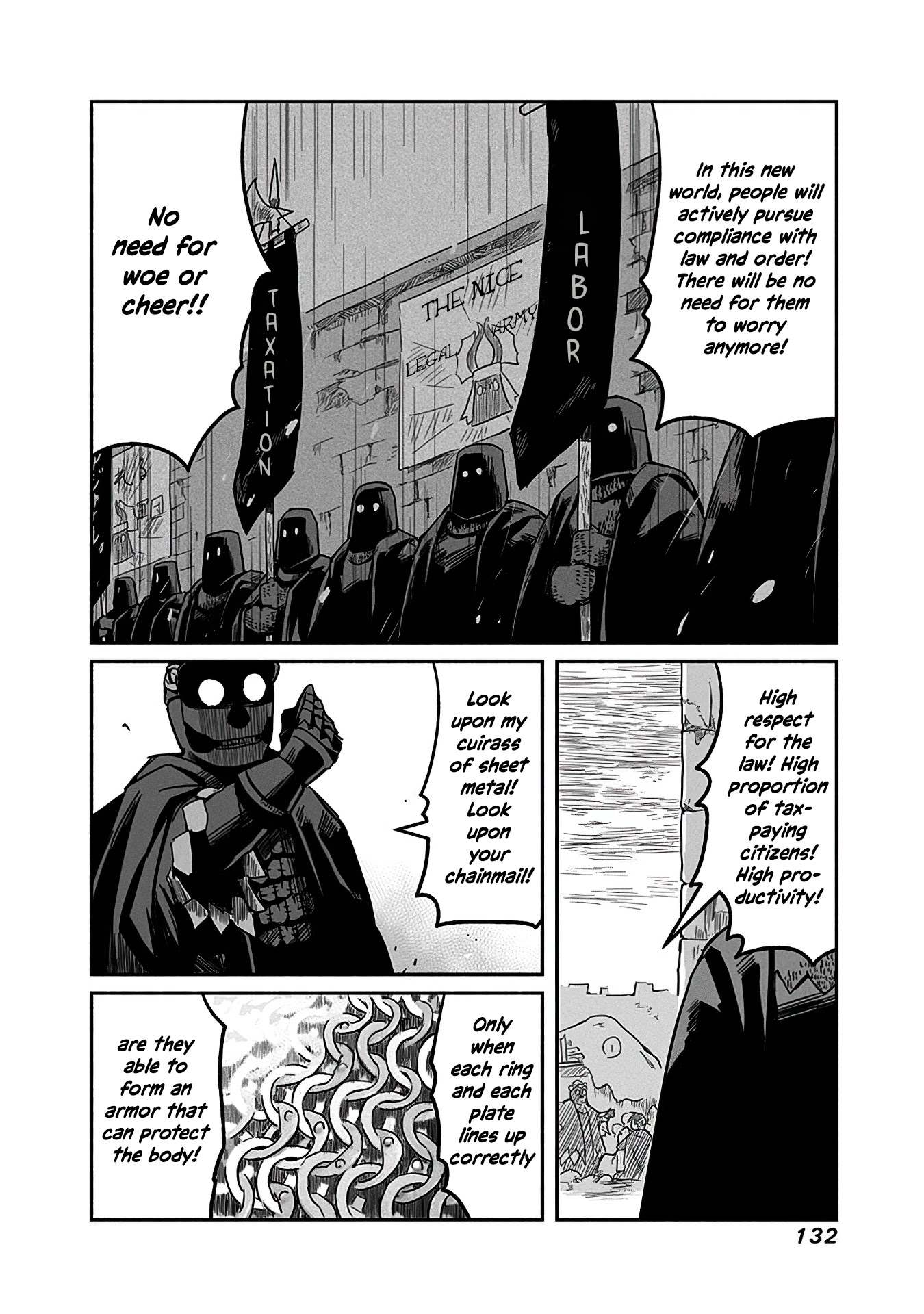 The Dragon, the Hero, and the Courier Chapter 12 page 23 - Chapter 12: The Sword, the Armor, and the Prosperous Society