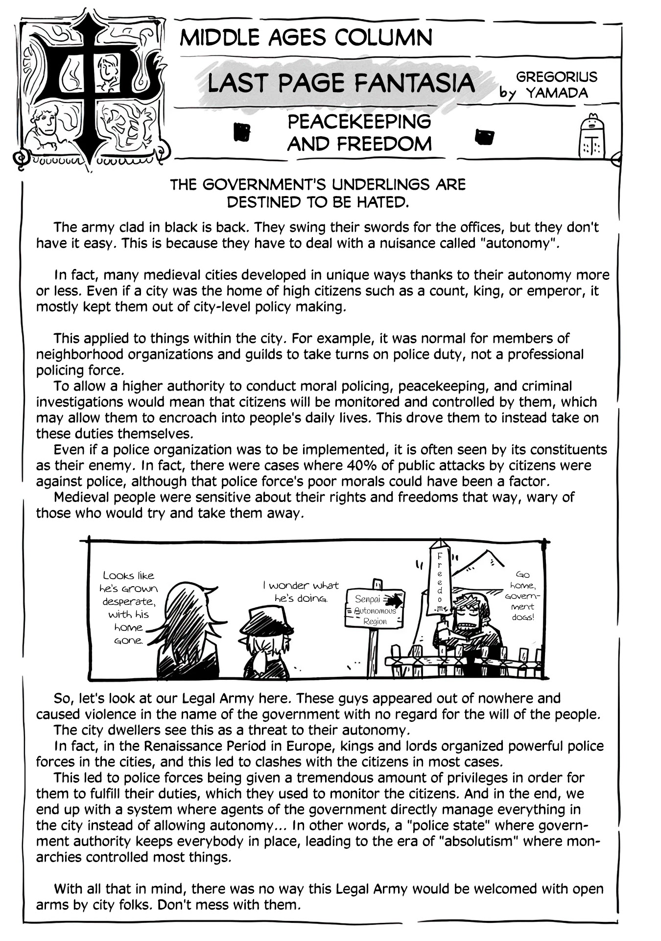 The Dragon, the Hero, and the Courier Chapter 12 page 28 - Chapter 12: The Sword, the Armor, and the Prosperous Society