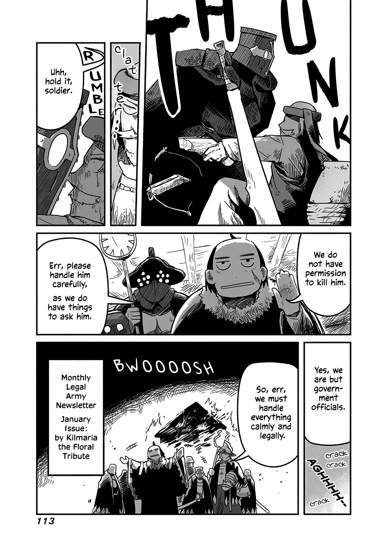 The Dragon, the Hero, and the Courier Chapter 12 page 4 - Chapter 12: The Sword, the Armor, and the Prosperous Society