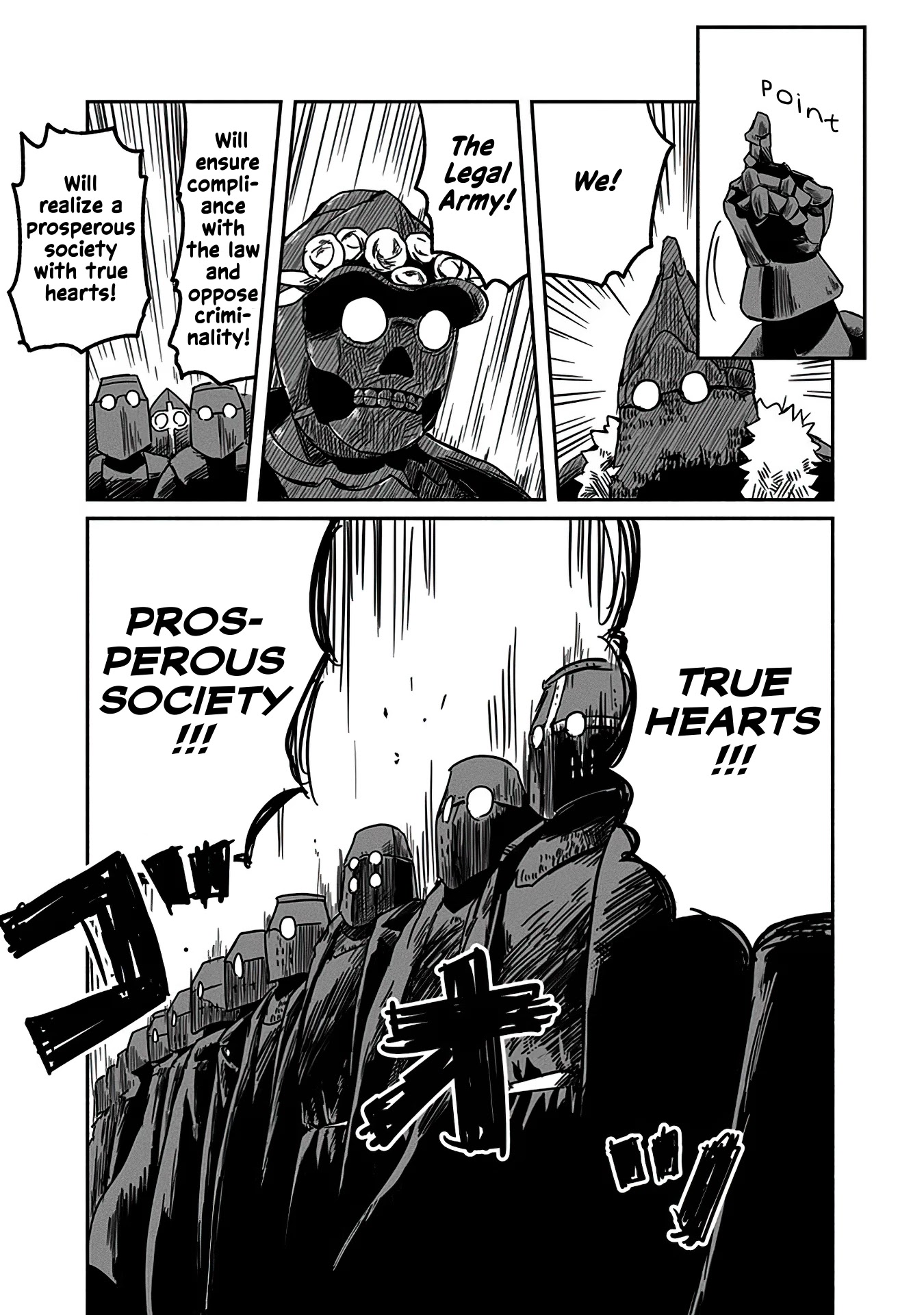 The Dragon, the Hero, and the Courier Chapter 12 page 8 - Chapter 12: The Sword, the Armor, and the Prosperous Society
