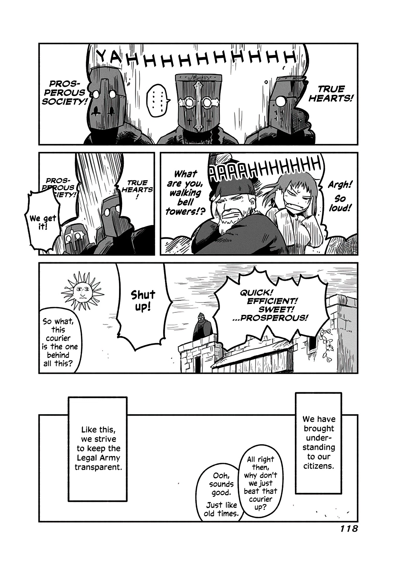 The Dragon, the Hero, and the Courier Chapter 12 page 9 - Chapter 12: The Sword, the Armor, and the Prosperous Society
