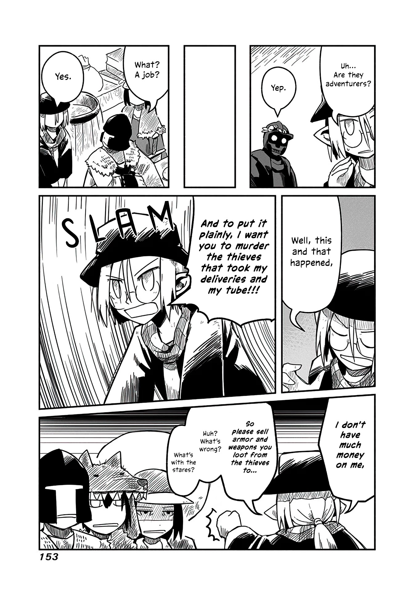 The Dragon, the Hero, and the Courier Chapter 13 page 14 - Chapter 13: The Bandit, the Tube, and the Courier