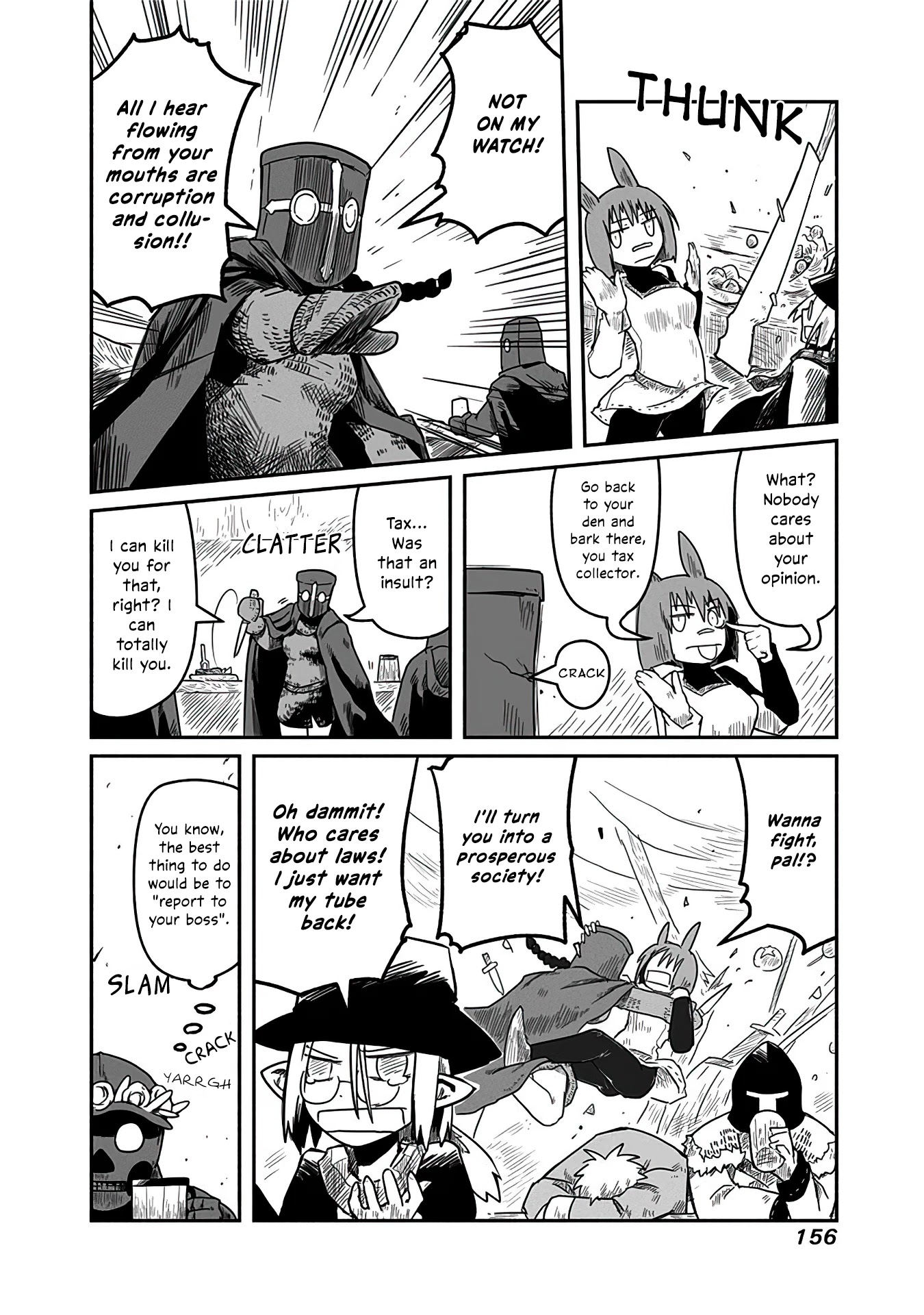 The Dragon, the Hero, and the Courier Chapter 13 page 17 - Chapter 13: The Bandit, the Tube, and the Courier