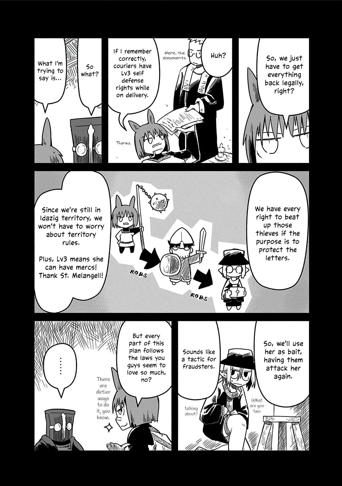 The Dragon, the Hero, and the Courier Chapter 13 page 19 - Chapter 13: The Bandit, the Tube, and the Courier